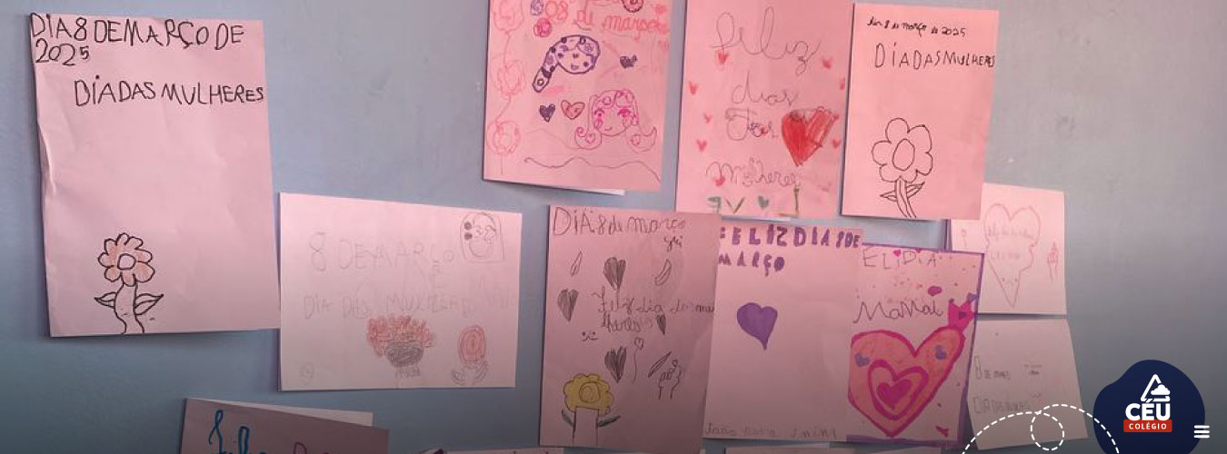 Dia das Mulheres foi comemorado de uma maneira especial pelos alunos do 3º e 5º ano dos Anos Iniciais