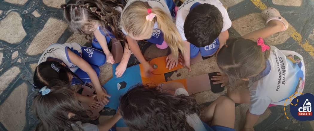 🧍‍♂️ G4 da Educação Infantil aprende sobre as partes do corpo humano