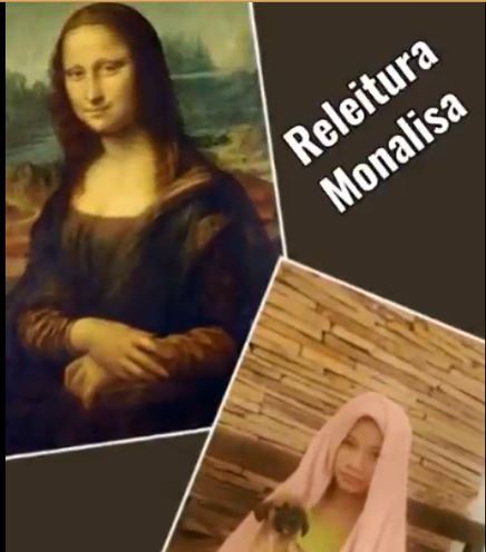 Releitura da Monalisa – 7º ano.