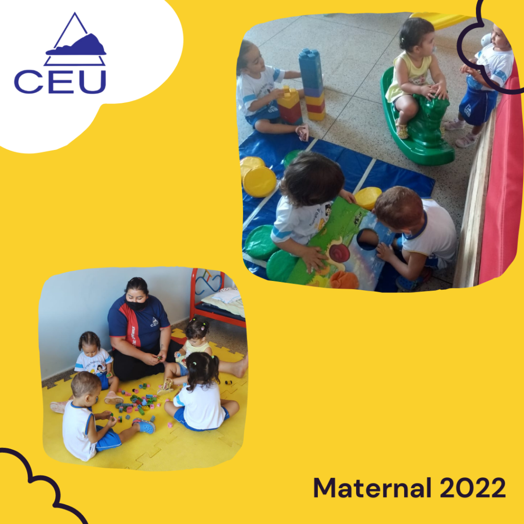 Primeira a semana de aula da turma do maternal.