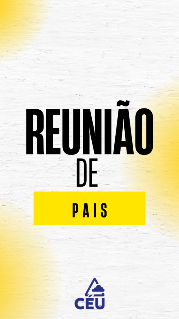 Reunião de pais 1º e 2º ano