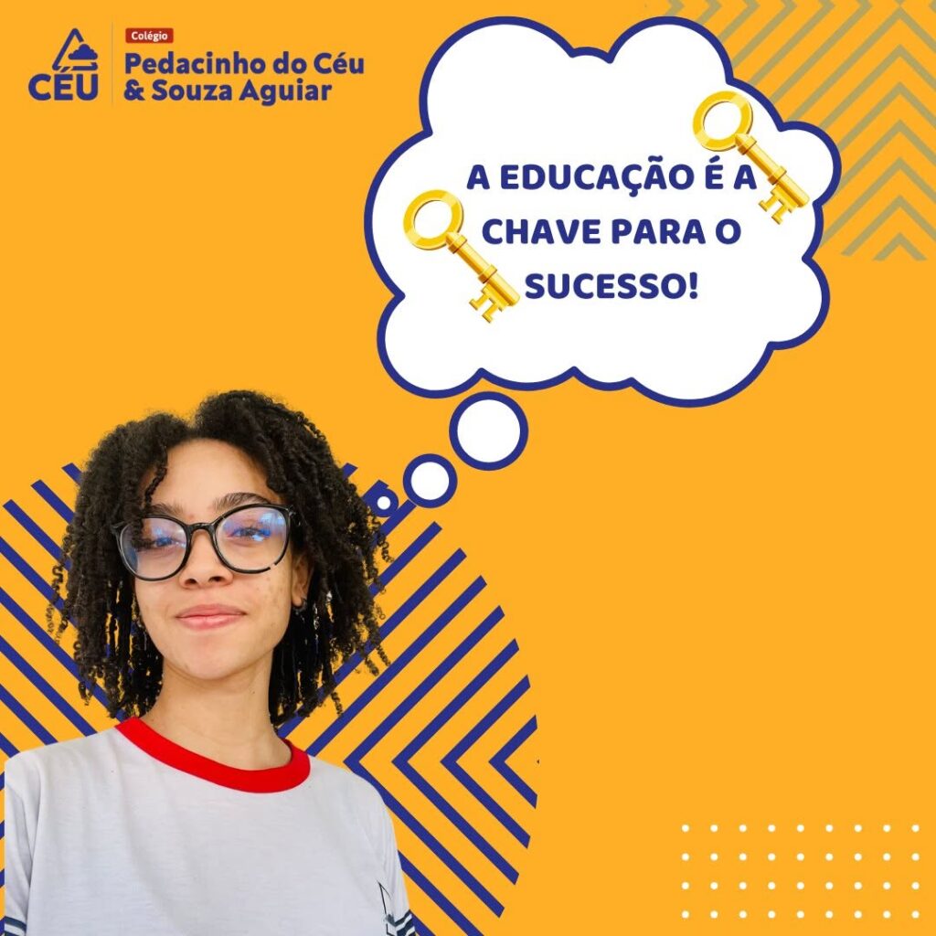 A educação é a chave para o sucesso na vida.